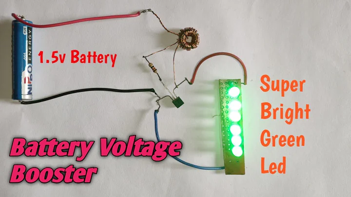 Battery Voltage Booster Circuit ||Led Driver Circuit||BC547 Transistor  Project [NEW 2021]