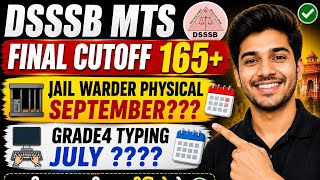 Dsssb Jail Warder Physical And Grade4 Typing Test Latest Update 😍🔥||