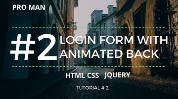 Part 2: Fully Animated Login and Signup Form HTML CSS and Jquery