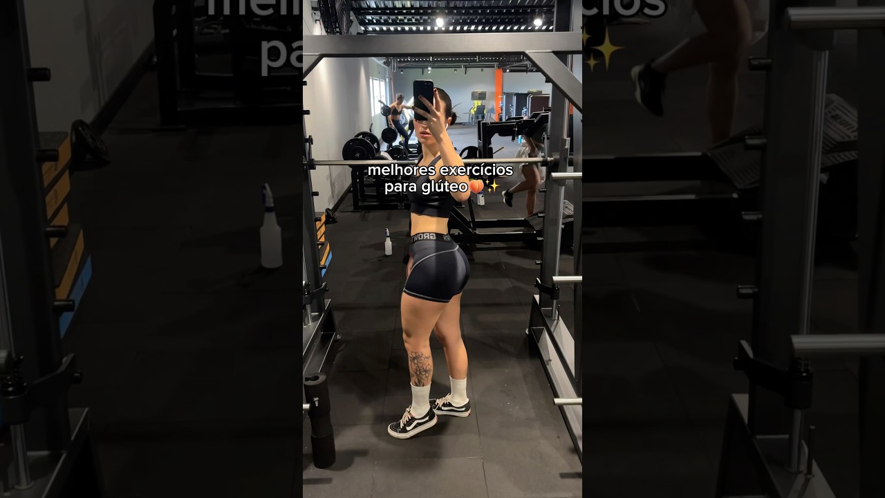 melhores exercícios para o glúteo🍑✨ #academia #gym #treino #gluteos #treinofeminino #fitness