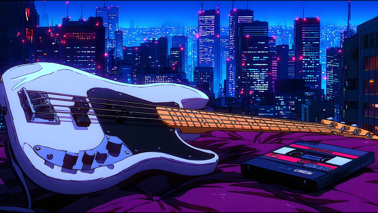 🚗 Synthwave Night Drive Music | Retro-Futuristic City Soundscape