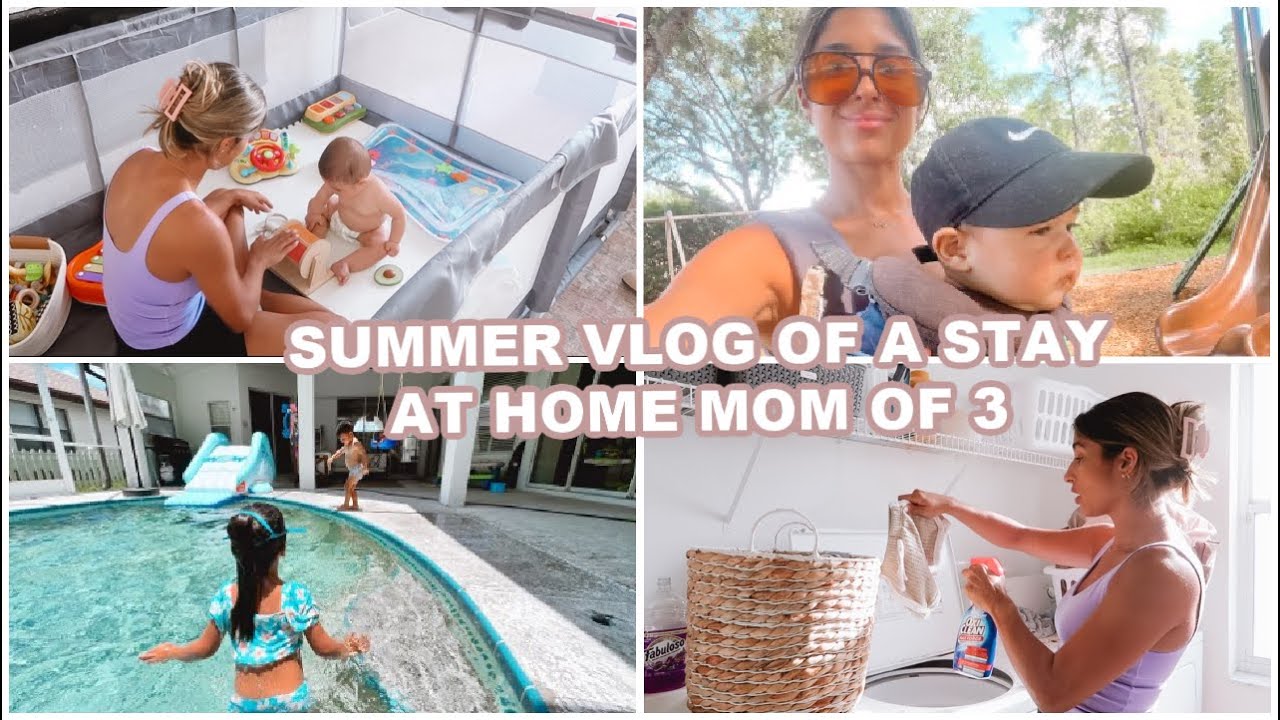 VLOG: a Florida summer day in my life with 3 kids 4 and under! + Elegear Blanket