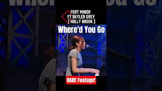Rare Footage! Where'd You Go- Fort Minor/ Holly Brook( Skyler Grey) Live #linkinpark #shorts