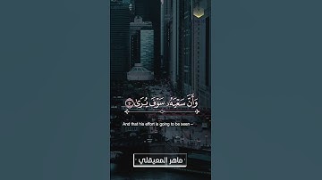 القارئ ماهر المعيقلي || هدوء || راحه نفسيه || قرآن كريم || حالات واتس اب دينيه ||ستوريات انستجرام