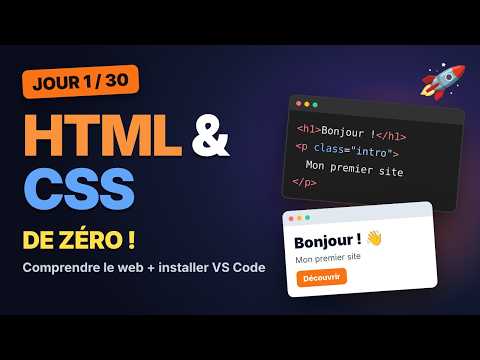 Learn HTML & CSS from scratch – Day 1/30: How a website works + install VS Code