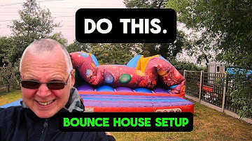 How to Setup An ADULT Bouncy Castle - (Complete Tutorial)