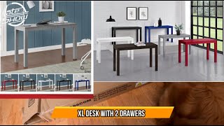 Ameriwood Home Parsons Xl Desk with 2 Drawers
