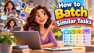 How to Batch Similar Tasks: Save Time, Stay Focused & Get More Done