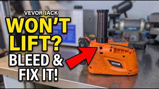 Vevor 20V Cordless Jack Won't Lift? How to Bleed Air Fast