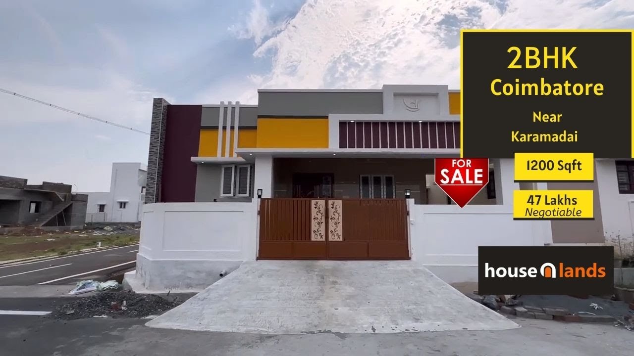 House for sale in Karamadai Call 👉 8220631166 East South corner