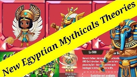 New Egyptian Mythicals Set and Isis Theory | Summoner