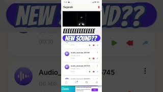 new sound effect??