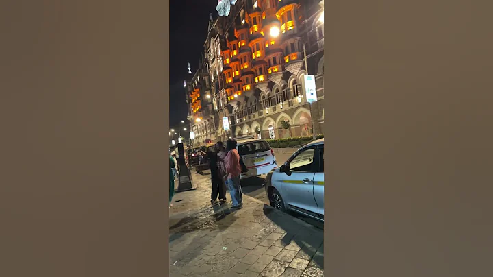 Taj hotel and gateway of India at night viewing #mumbai #gatewayofindia #amanbagh #twincity #mumbai