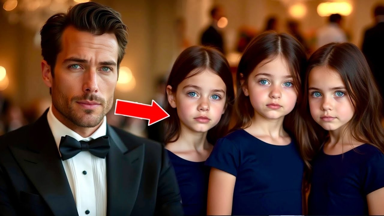 “What  I have children ” asked millionaire CEO looking at triplets who approached him at charity