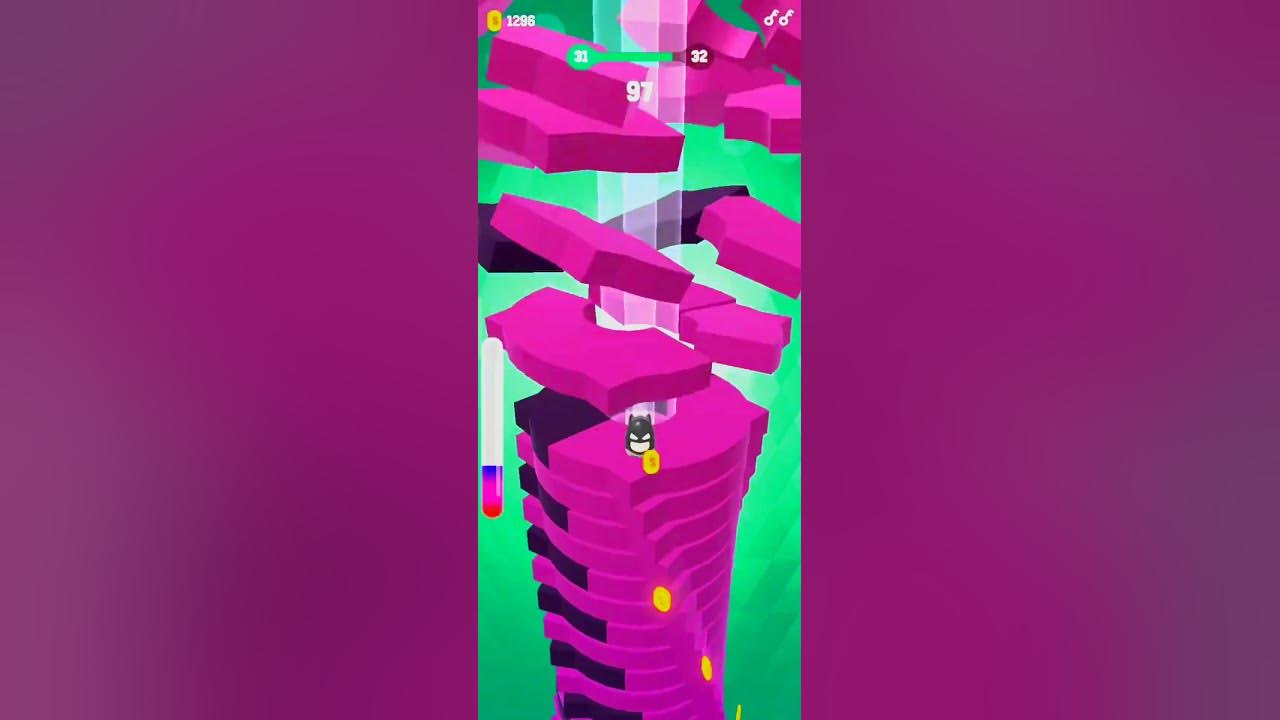 Drop Stack Ball Game Level 31 short video More Gaming YouTube