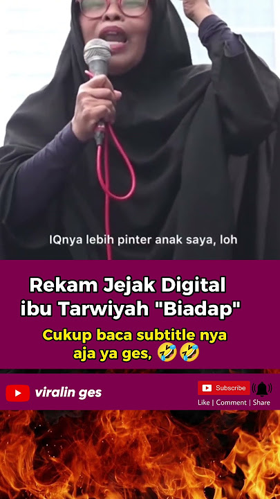 Rekam jejak digital ibu Tarwiyah ' Biadap ' #viral #trending #shorts #tarwiyah