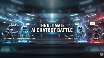 AI Showdown 2025: ChatGPT 4o vs. Gemini 2.5 Pro vs. Perplexity Pro vs. Grok 3