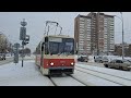 Поездка на трамвае Tatra T6B5SU | номер 375 | маршрут 17 | Екатеринбург 
