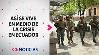 Así se vive la crisis en las calles de Ecuador: Van más de 300 detenidos - CHV Noticias image