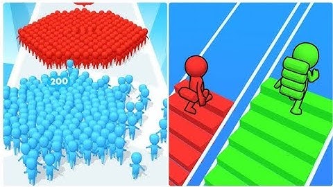 Bridge Race 3D vs Count Masters 3D is a comparison of two exciting and addictive mobile games!