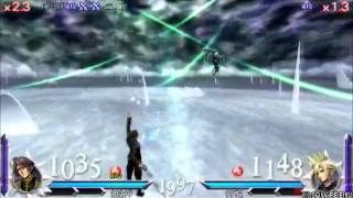 Dissidia 012- Squall (Me) vs Cloud (robotzc) [2 matches]