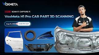 VoxMeta H1 Pro | Live 3D Scanning: Automotive Parts screenshot 2