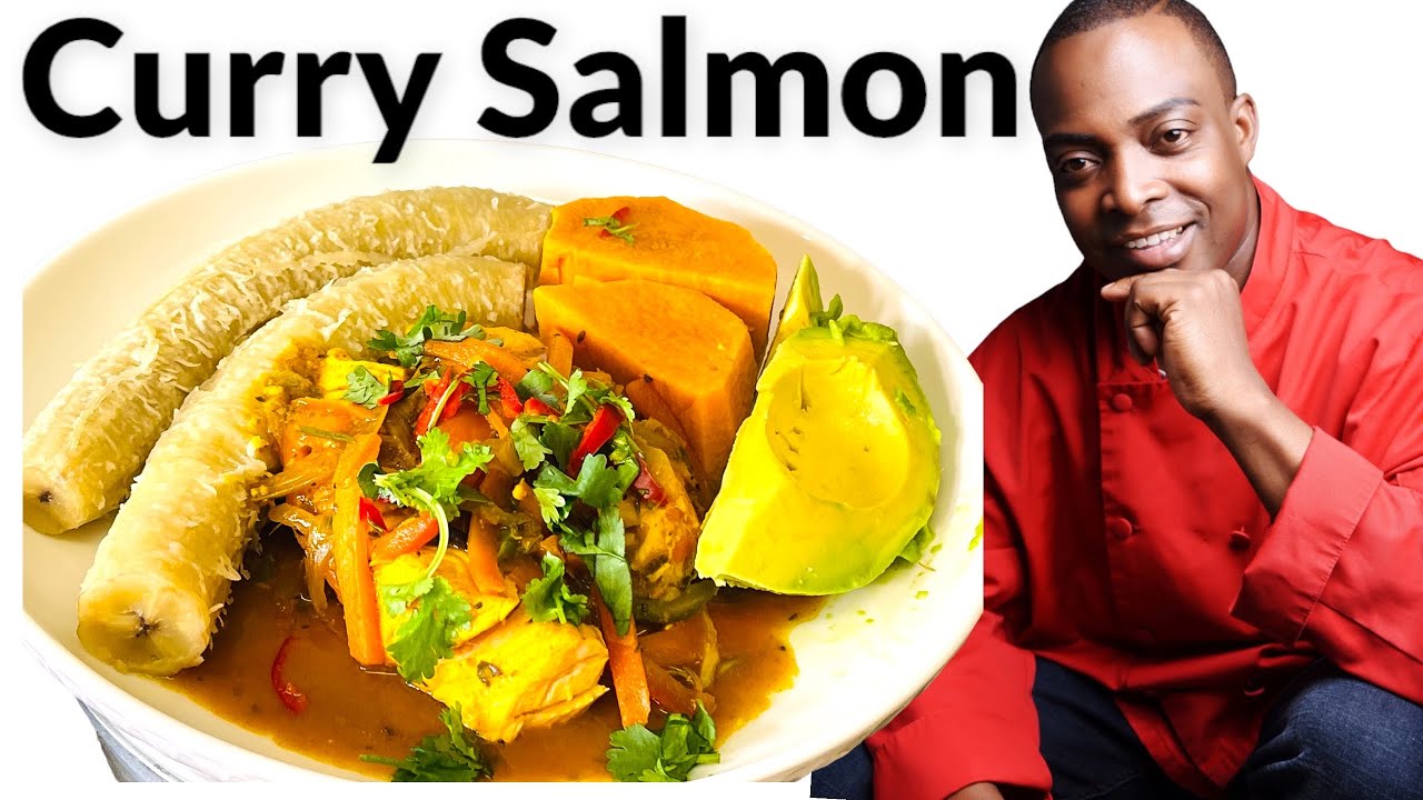 Curry Salmon Sunday Dinner Chef Ricardo cooking | Chef Ricardo Cooking
