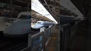 【新幹線〜bullet train〜】〜新大阪駅N700系A発車お見送り〜