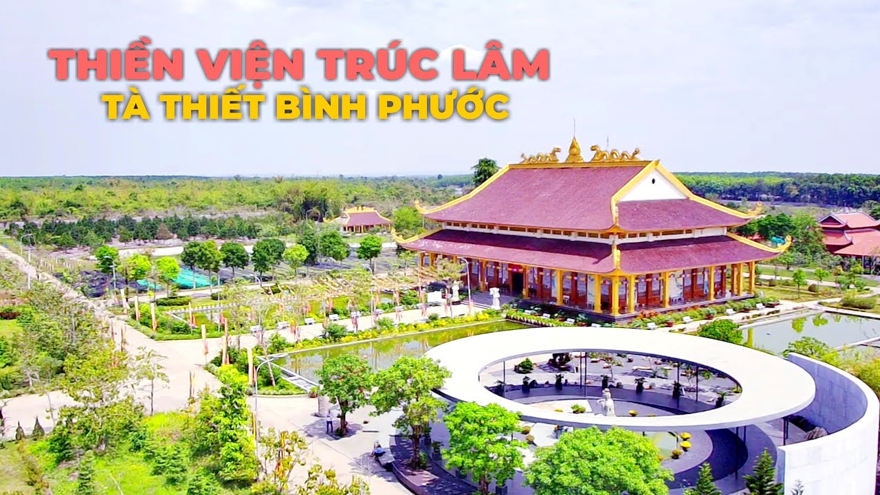 Дзен-монастырь Трук Лам Та Тхиет в провинции Биньфуок: величественный и впечатляющий монастырь в ...