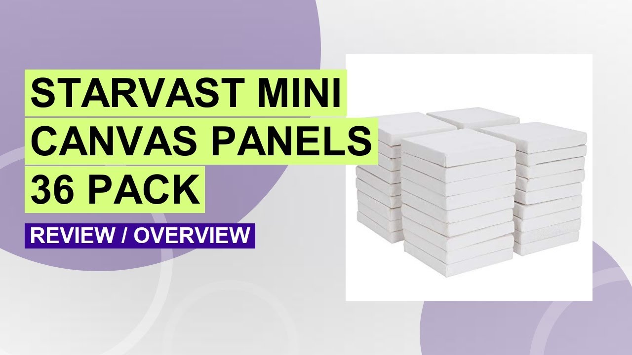 STARVAST Mini Canvas Panels Review: Best Small Canvases for Acrylic ...