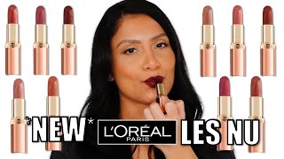 Loreal paris color riche lipsticks ♡ Swatches | Shuanabeauty | Tan/ Medium/ Indian skin tone