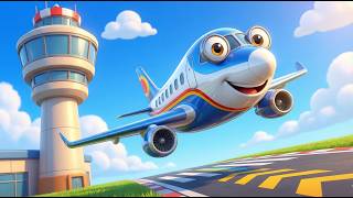 Das Flughafen Lied Cha-Cha-Cha! ✈️ | Bagger, Abrissbirne und Flugzeuge   Kinderlieder Mix 🚜