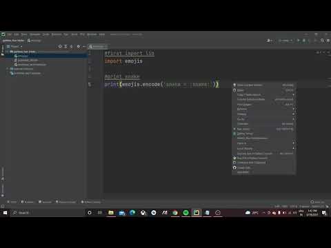 how to print emojis in python ||python programming|| 2 line code