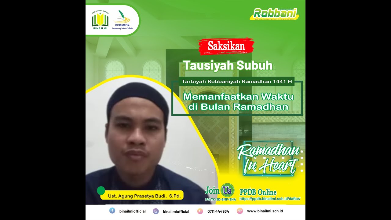 Memanfaatkan Waktu di Bulan Ramadhan - YouTube