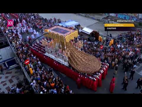 Semana Santa 2019 M&aacute;laga | Virgen Trinidad desde el Puente Aurora a Paseo Santa Isabel | 101tv