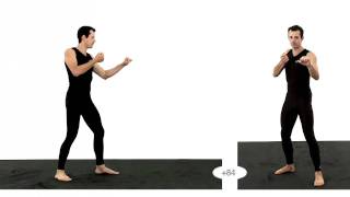 Animation Reference - Athletic Male Front Snap Kick - Realtime