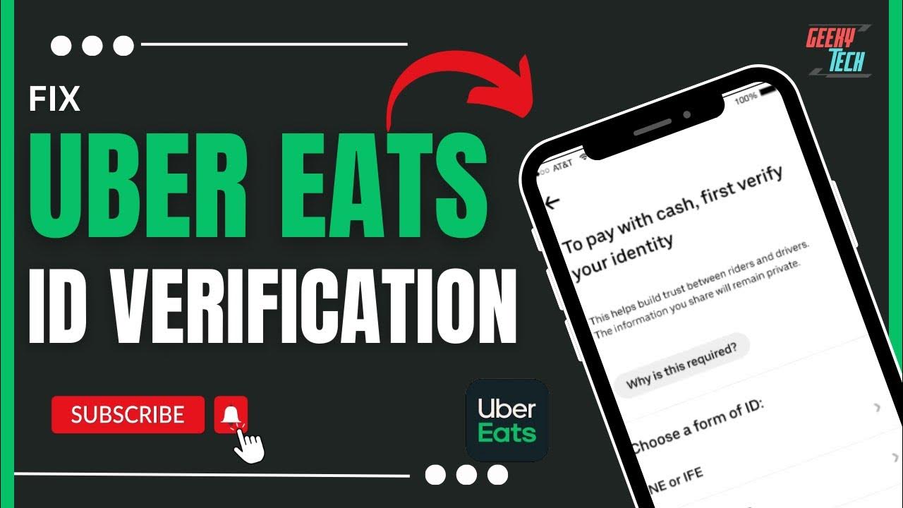 How To Fix Uber Eats ID Verification ! YouTube