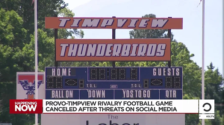 Parents react after Provo-Timpview rivalry football game cancelled due to social media threats