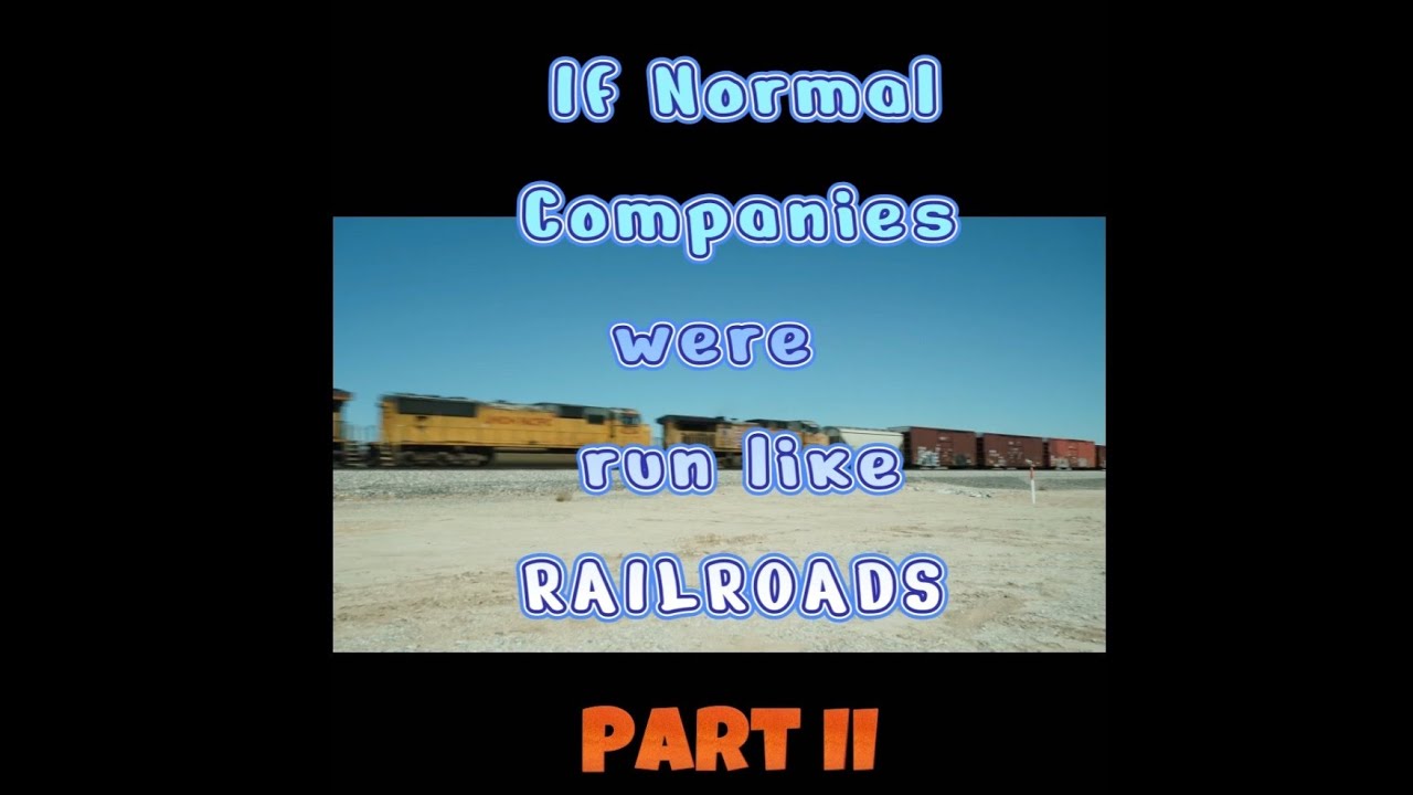 Normal Compans If Normal companies were run like railroads - Part II - Grocery Stores ...