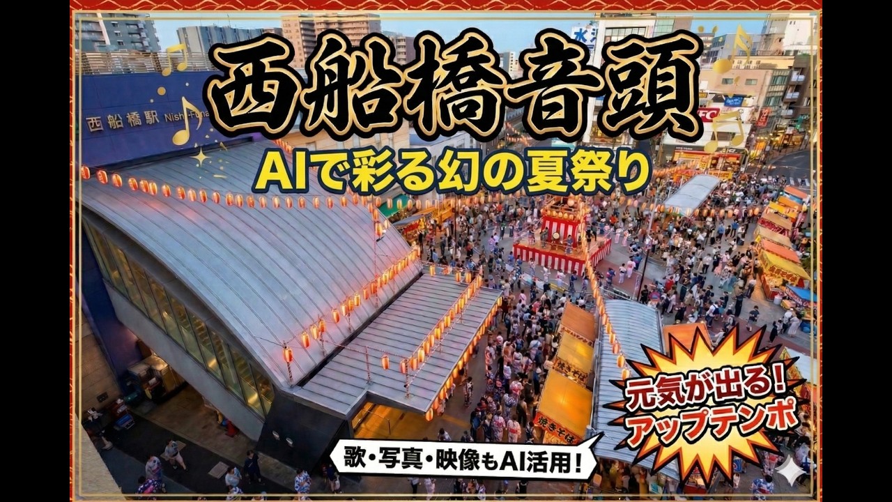 「西船橋音頭」【AIで彩る幻の夏祭り】