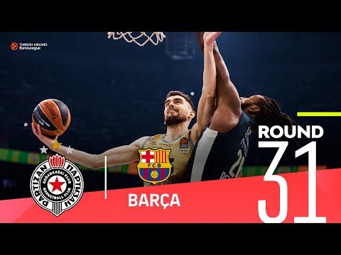 Barcelona stops Partizan in Belgrade! | Round 31, Highlights | Turkish Airlines EuroLeague