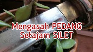 CARA MENGASAH PEDANG SETAJAM SILET 🔥 Sharpen Sword