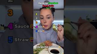 Ranking Funniest Food Fails (part 2)  #shorts