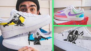 Painting 3 Shoes in 5 Minutes!!