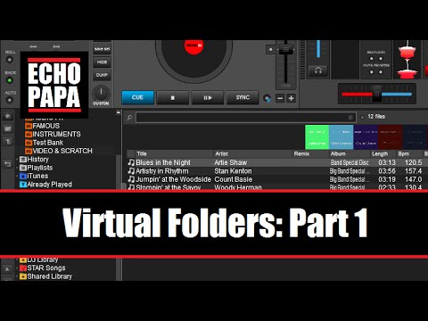Virtual Dj 8 Virtual Folders Part 1 Youtube
