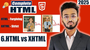 HTML-zelfstudie voor beginners - Deel 6: Het echte verschil tussen HTML en XHTML | Volledige HTML...
