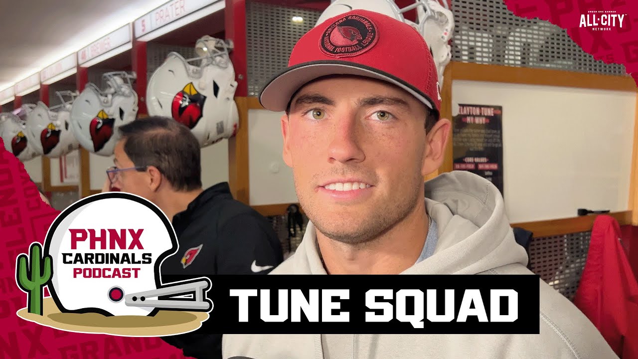 WATCH: Arizona Cardinals rookie QB Clayton Tune prepare for first career start against Browns