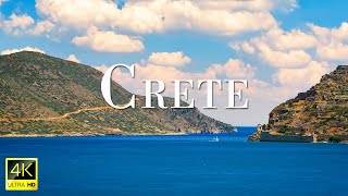 FLYING OVER CRETE (4K UHD) - Relaxing Music Along With Beautiful Nature Videos - 4K Video