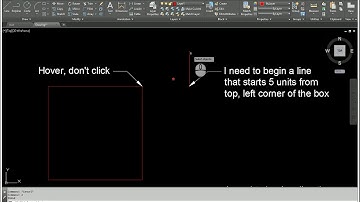 AutoCAD Tip   Object Snap Tracking vs  Tracking