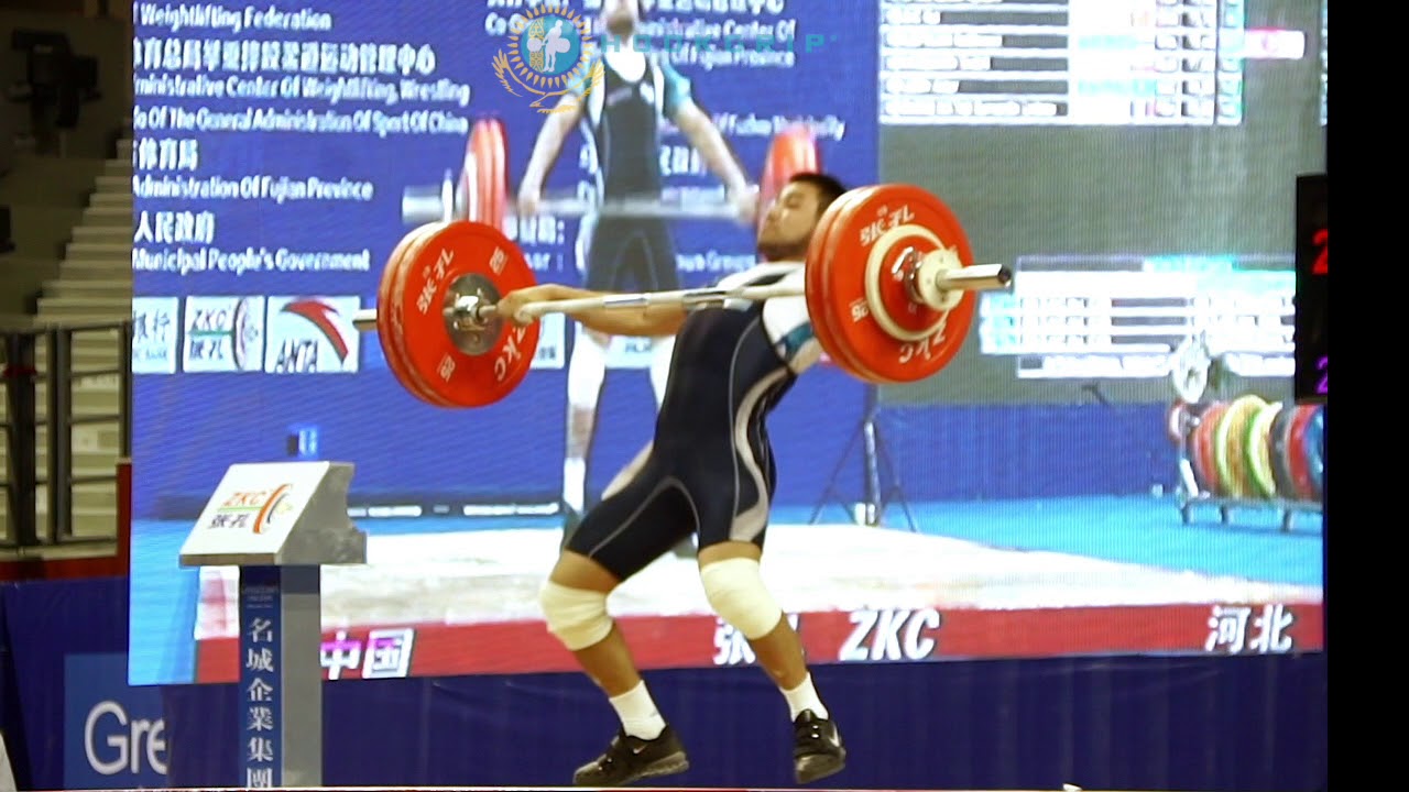 Alexandr Kim (69) - 136kg & 141kg Snatches @ 2015 IWF Grand Prix - YouTube